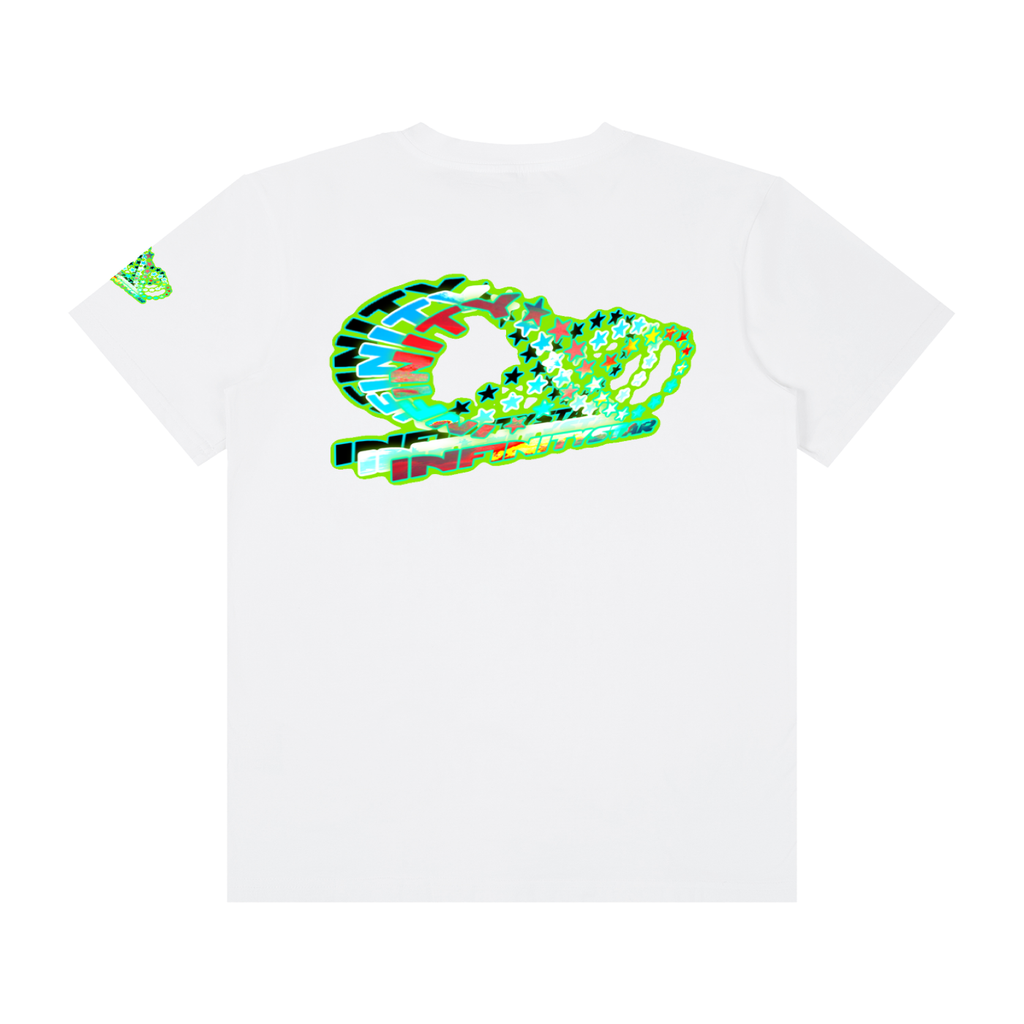 GREEN PUNKMOJI INFINITYSTAR  TEE