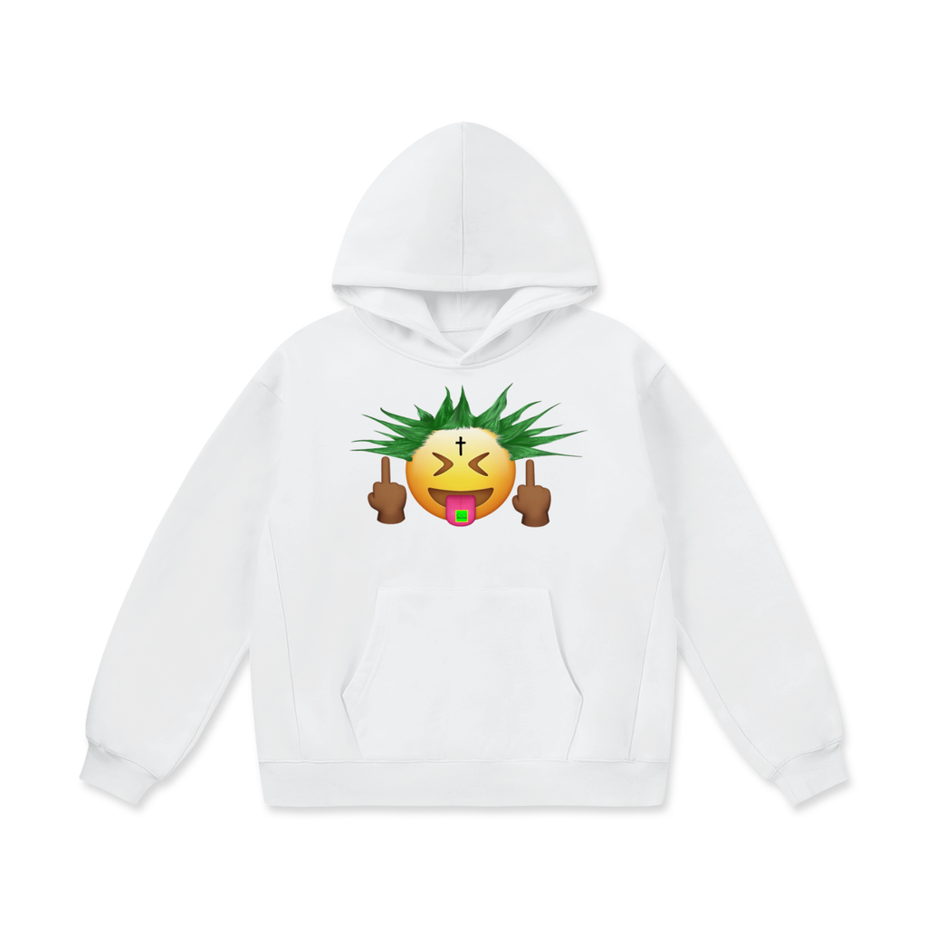 GREEN PUNKMOJI INFINITYSTAR HOODIE
