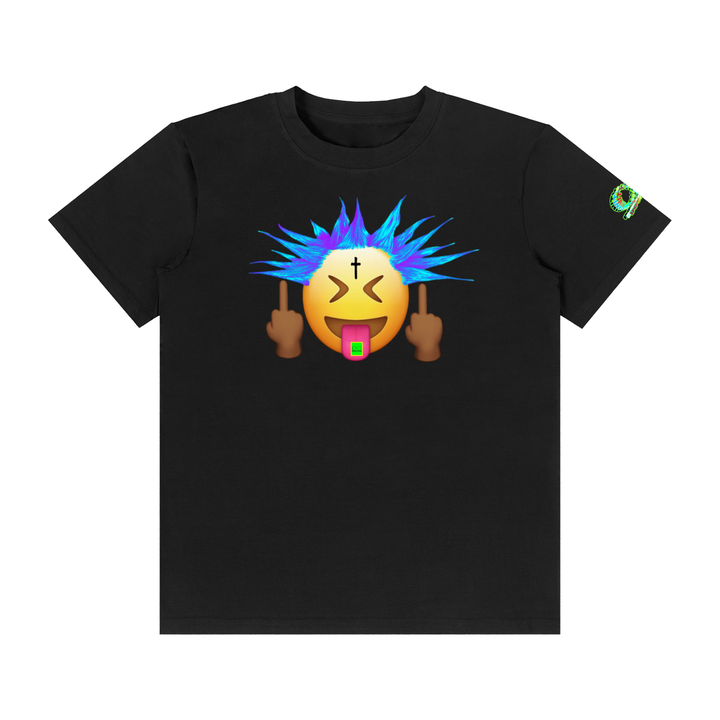 BLUE PUNKMOJI INFINITYSTAR TEE