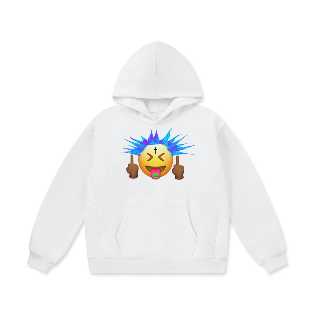 BLUE,PUNKMOJI,BLACK,WHITE,HOODIE