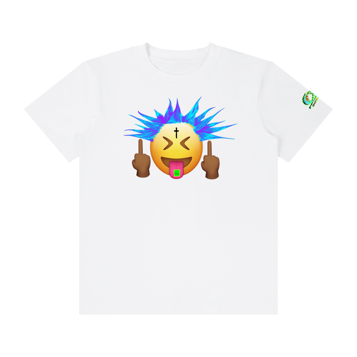 BLUE PUNKMOJI INFINITYSTAR TEE