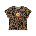 PINK PUNKMOJI LEOPARD CROP TOP INFINITYSTAR TEE