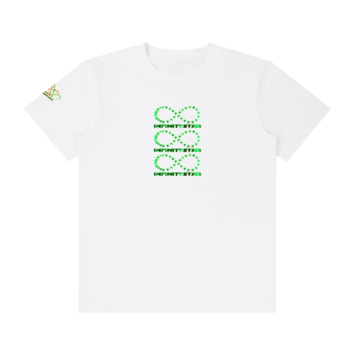TRIPLE LOGO DIGITAL INFINITYSTAR TEE
