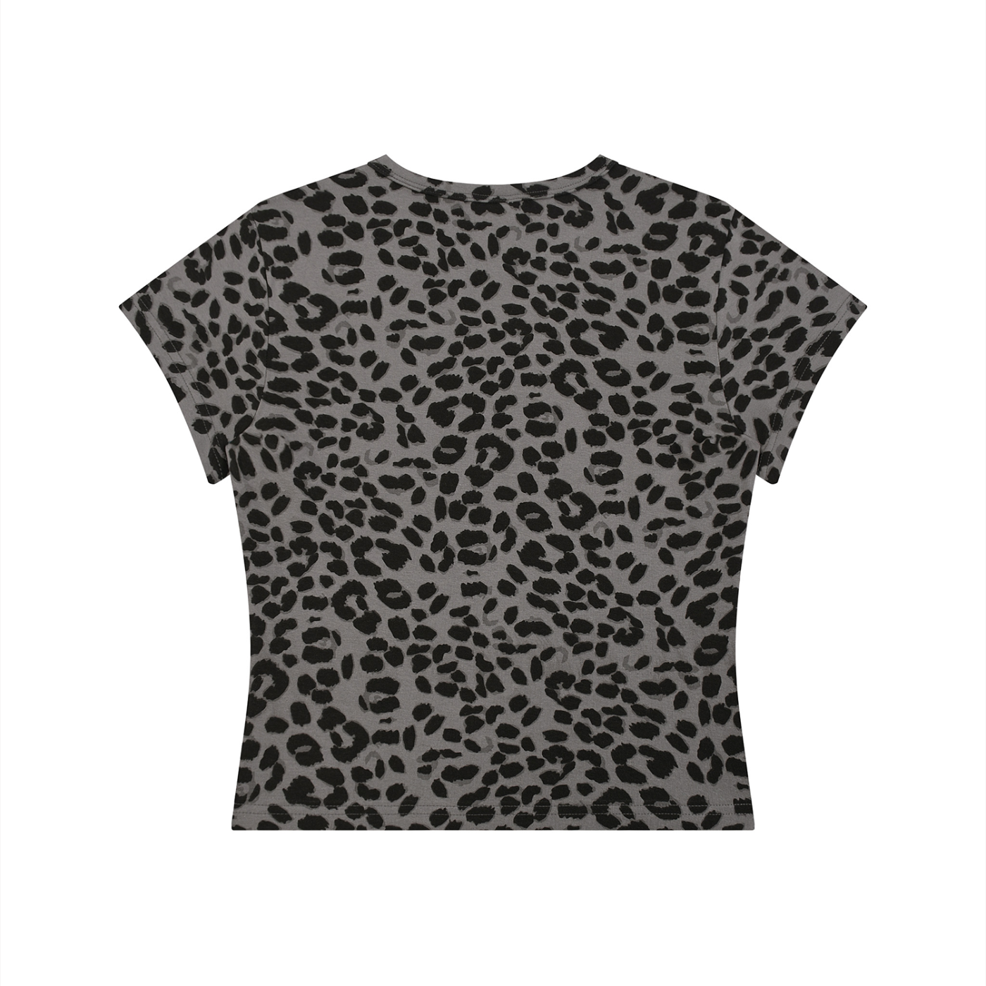 PINK PUNKMOJI LEOPARD CROP TOP INFINITYSTAR TEE